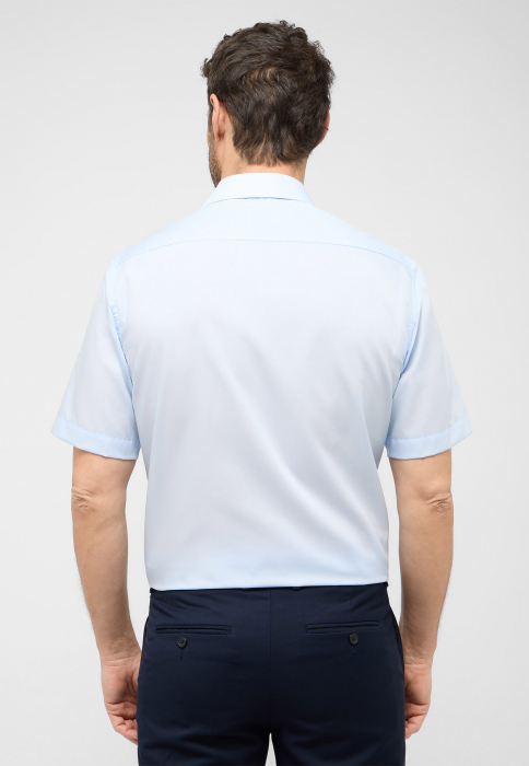 Camasa blue, modern fit, pentru barbati, 100% bumbac, maneca scurta, model 1100/10 C19K Eterna [3]