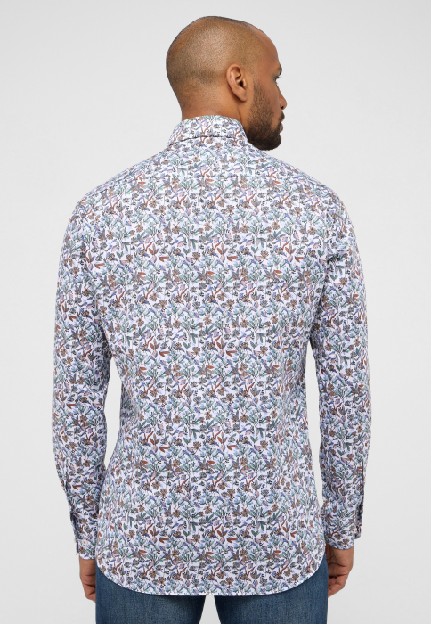 Camasa imprimata, modern fit, pentru barbati, 100% bumbac, maneca lunga, model 1167/83 X18K Eterna [3]