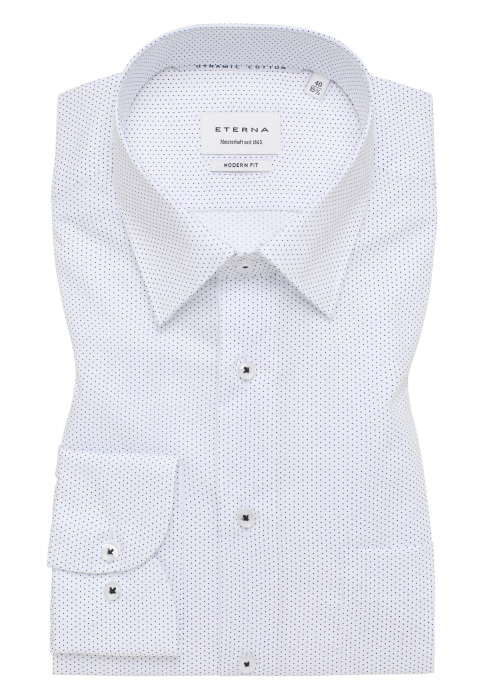 Camasa imprimata, modern fit, pentru barbati, 100% bumbac, maneca lunga, model 1392/18 X181 Eterna [6]