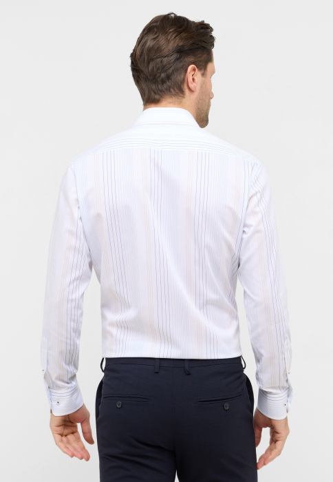 Camasa bleu dungi, modern fit, pentru barbati, 100% bumbac, maneca lunga, model  1403/15 X17V Eterna [2]
