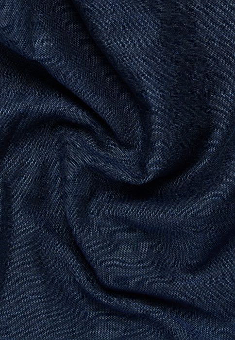 Camasa bleumarine, confort fit, pentru barbati, 59% bumbac 41% in, maneca lunga, model  2355/19 ES9V Eterna [4]