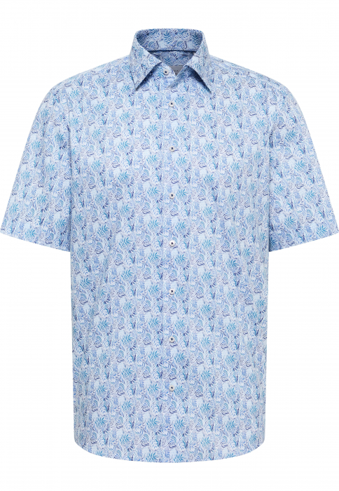 Camasa blue, modern fit, pentru barbati, 100% bumbac, maneca scurta, model 2641/14 C171 Eterna [5]