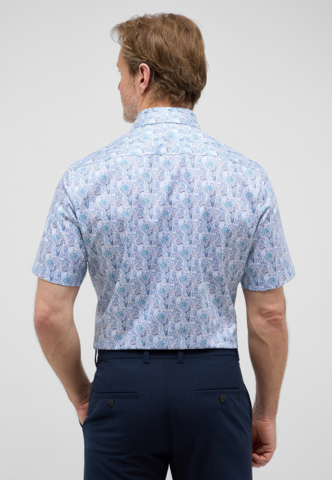 Camasa blue, modern fit, pentru barbati, 100% bumbac, maneca scurta, model 2641/14 C171 Eterna [3]