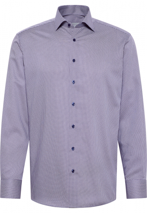 Camasa albastra, modern fit, pentru barbati, 100% bumbac, maneca lunga, model  4002/56 X18K Eterna [5]