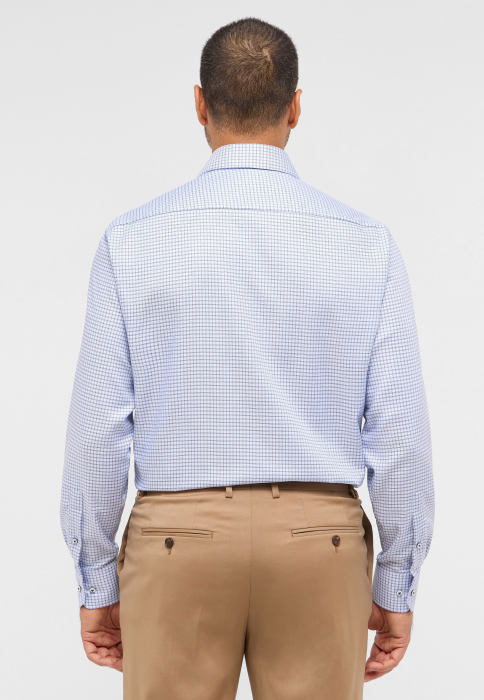 Camasa carouri, modern fit, pentru barbati, 100% bumbac, maneca lunga, model  4189/15 E19K Eterna [3]
