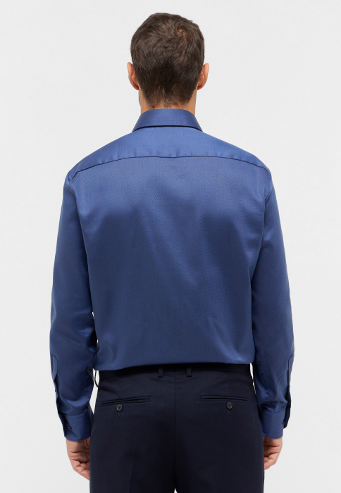 Camasa bleumarine, comfort fit, pentru barbati, 100% bumbac, maneca lunga, model 4203/07 E19K Eterna [2]