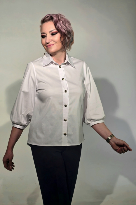 Camasa 429 alba bumbac Anesia [4]