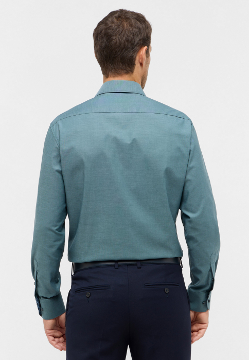 Camasa verde, modern fit, pentru barbati, 100% bumbac, maneca lunga, model 8134/22 X15K Eterna [3]