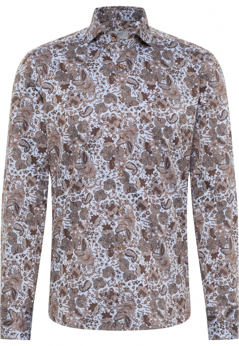 Camasa imprimeu, slim fit, pentru barbati, 100% bumbac, maneca lunga, model  8196/14 FS82 Eterna [5]