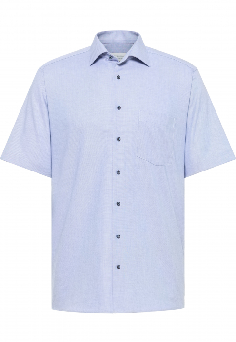 Camasa blue, modern fit, pentru barbati, 100% bumbac, maneca scurta, model 8202/16 C19K Eterna [5]