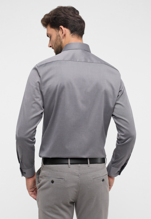 Camasa COVER gri, modern fit, pentru barbati, 100% bumbac, maneca lunga, model 8817/35 X18K Eterna [3]