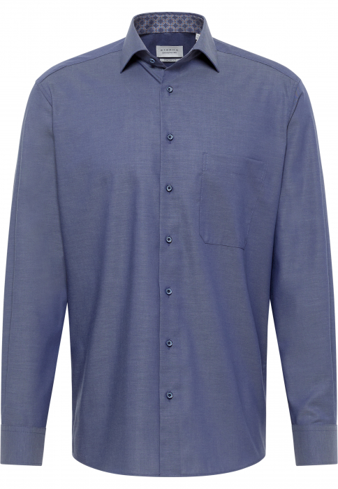 Camasa bleumarin, comfort fit, pentru barbati, 100% bumbac, maneca lunga, model 8134/07 E15K Eterna [5]