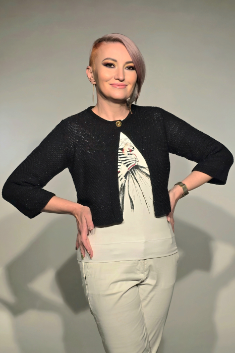 Cardigan 13100 negru Zada [5]