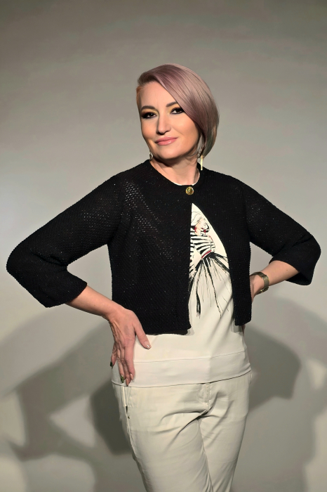 Cardigan 13100 negru Zada [4]