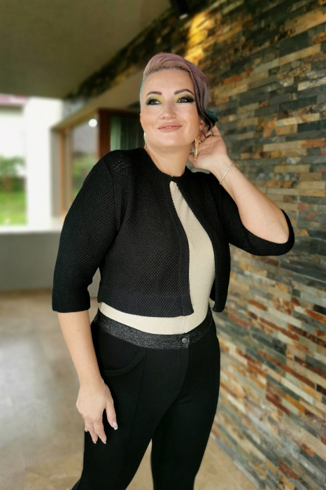 Cardigan 1375 negru Zada [4]