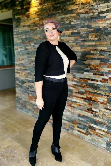 Cardigan 1375 negru Zada [2]