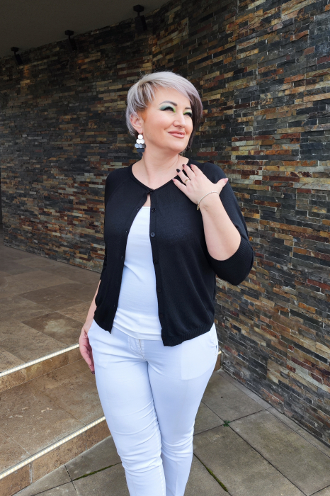 Cardigan 5746 negru Zada [4]