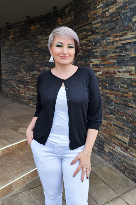 Cardigan 5746 negru Zada [5]