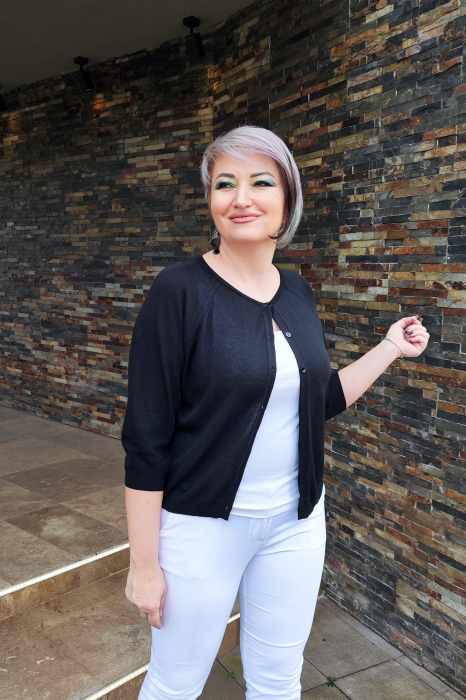 Cardigan 5746 negru Zada [7]