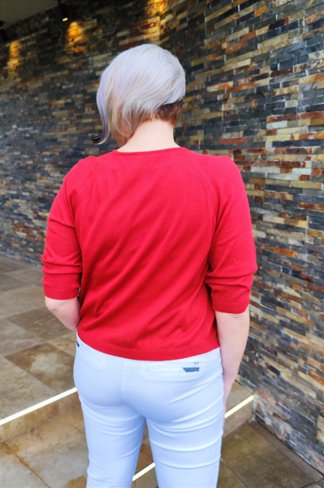 Cardigan 5746 rosu Zada XS [5]