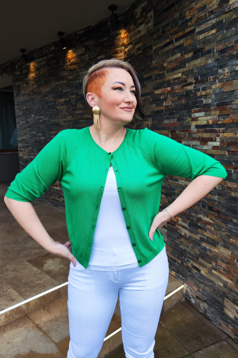 Cardigan 5746 verde Zada S [2]