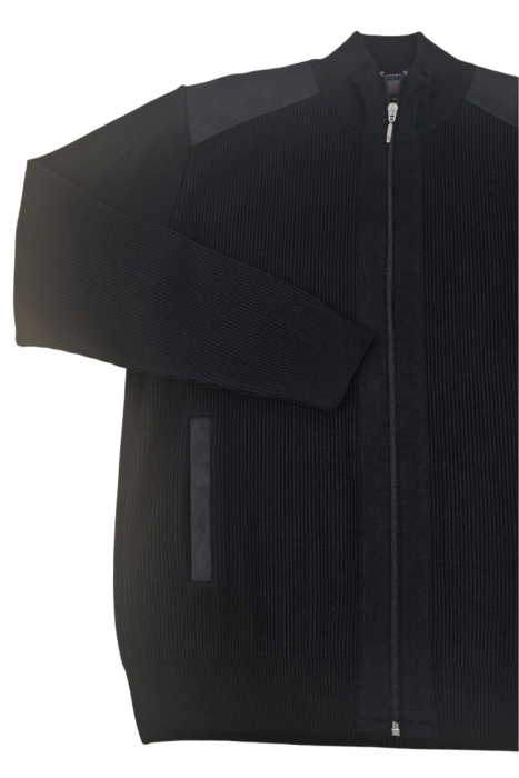 Cardigan J89 negru fermoar Magnetic [1]