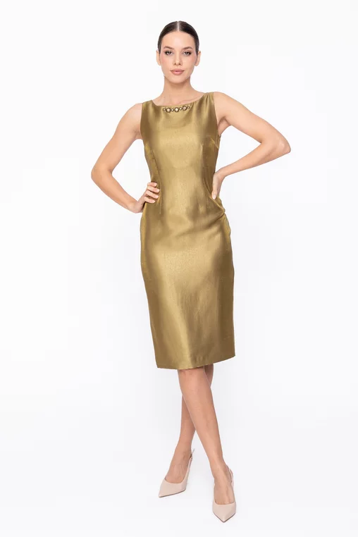 Compleu 1606 oliv tafta Caramel [3]