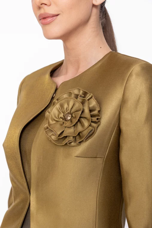 Compleu 1606 oliv tafta Caramel [7]