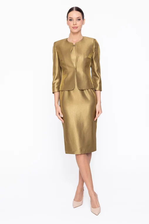 Compleu 1606 oliv tafta Caramel [8]