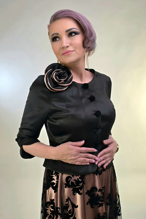 Compleu 834 negru dantela Fany Lux 46 [2]