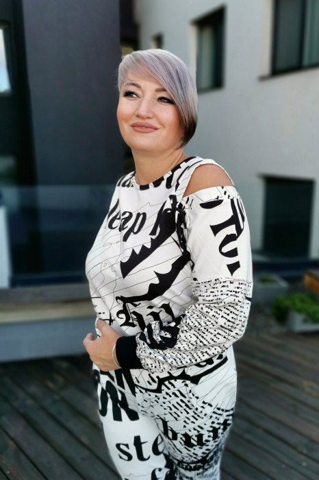 Compleu sport 327 alb/negru Effect [8]