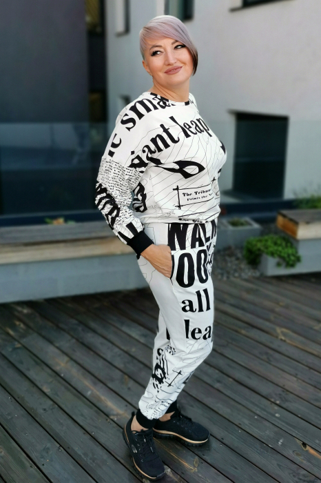 Compleu sport 327 alb/negru Effect [6]