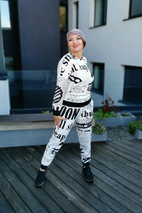 Compleu sport 327 alb/negru Effect [3]