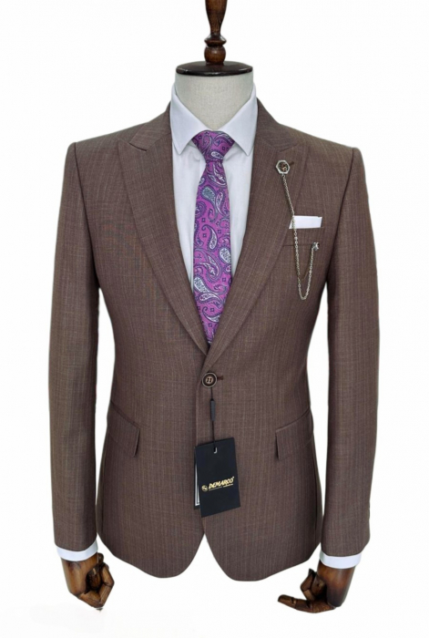 Costum 2023A maro slim fit Demarco