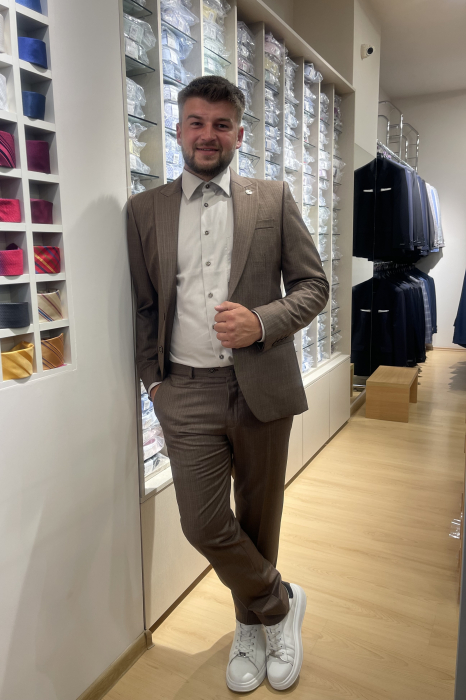 Costum 2023A maro slim fit Demarco