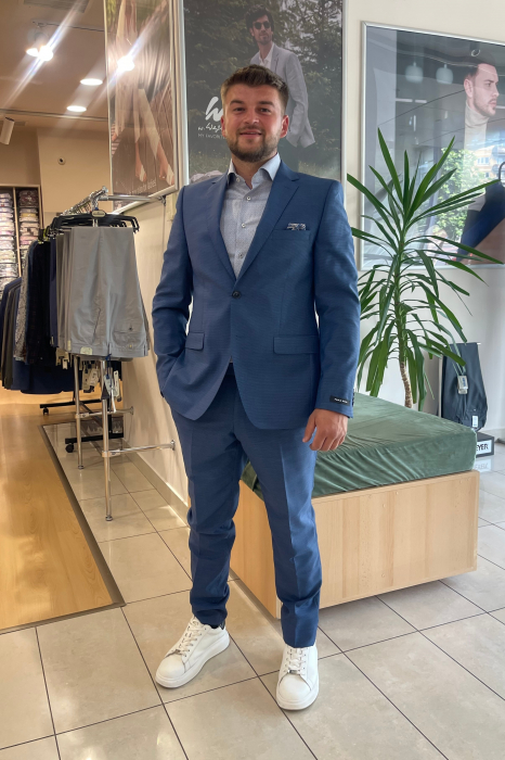 Costum Mereo slim blue Paolo Rossi