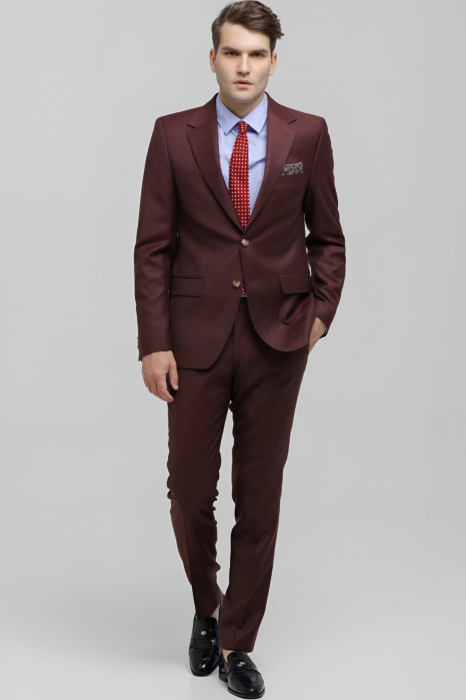 Costum SAL40 burgund Paolo Rossi