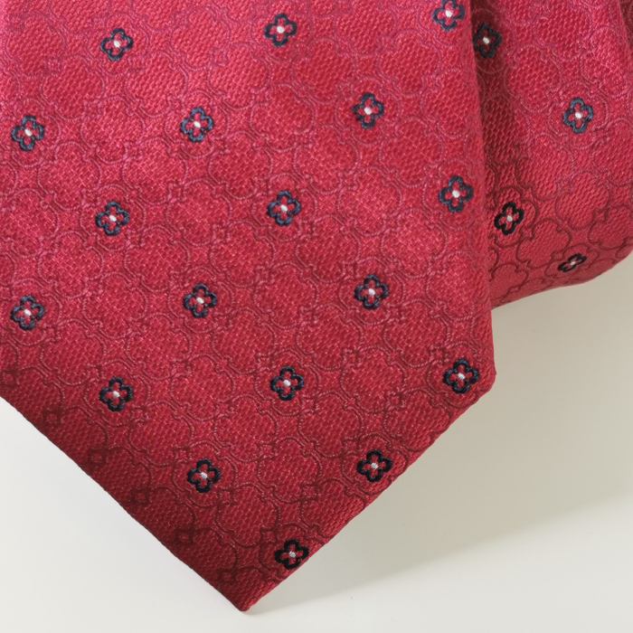 Cravata 247 bleumarine flori Massimo Clessi [2]