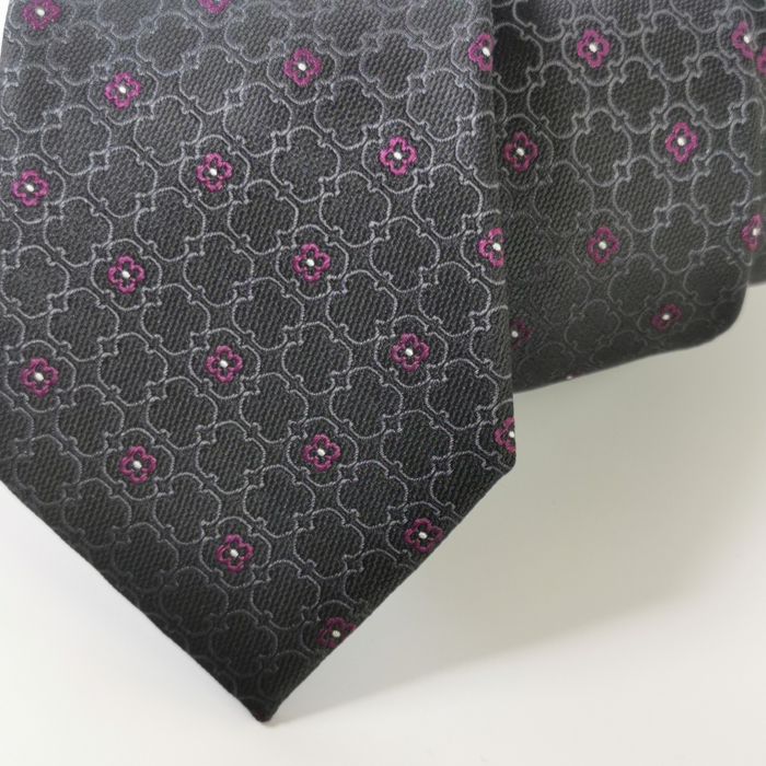 Cravata 247 bleumarine flori Massimo Clessi [4]