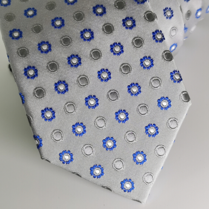 Cravata 248 galben flori Massimo Clessi [2]