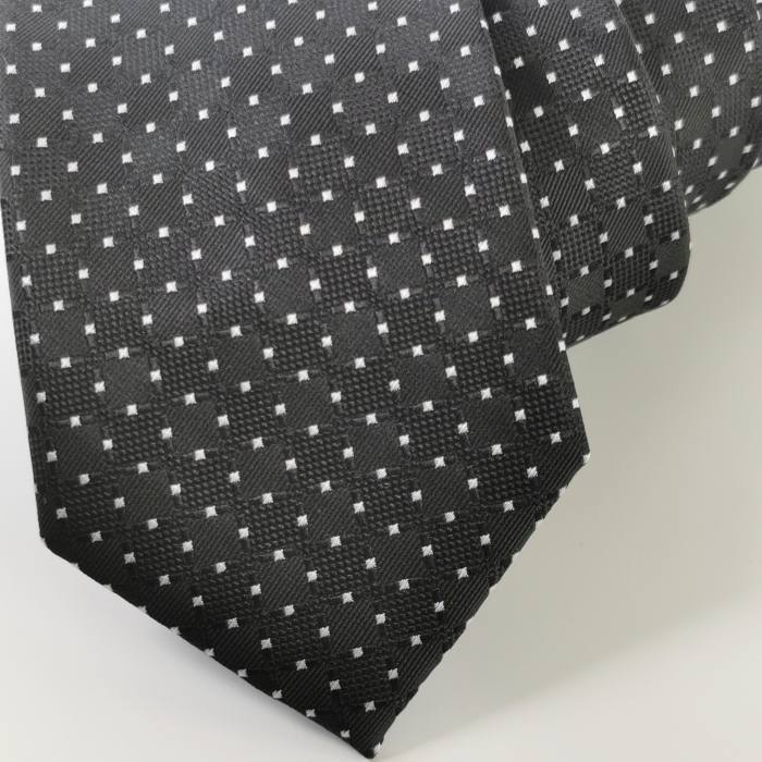 Cravata 251 neagra puncte Massimo Clessi [2]