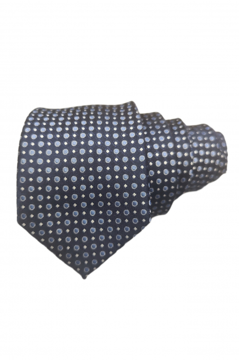 Cravata 437 bleumarine Massimo Clessi
