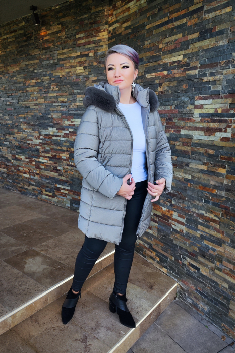 Geaca Beatrice bej Virginia Blu [2]