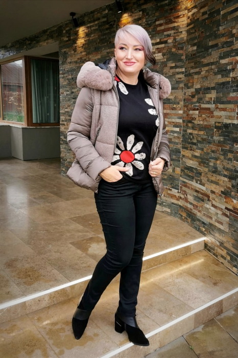 Geaca Eloisa bej Virginia Blu S [3]