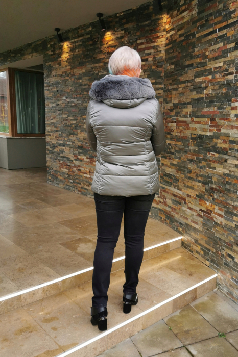 Geaca Eloisa gri Virginia Blu [4]