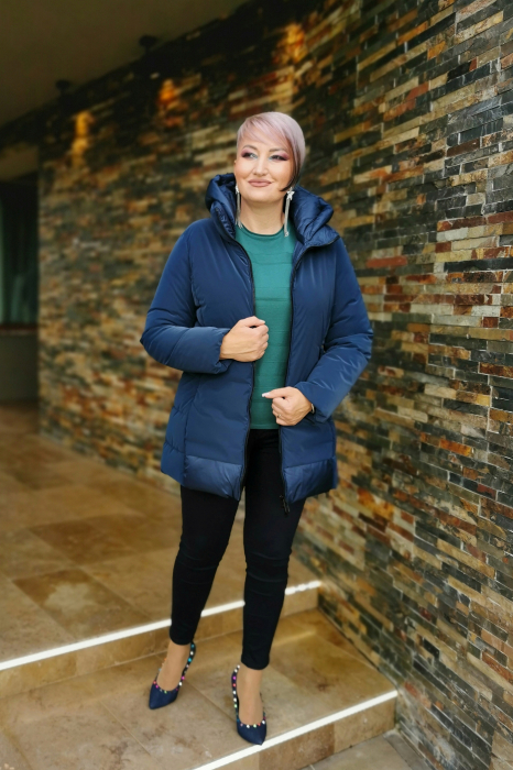 Geaca Fabiana albastra Virginia Blu [2]