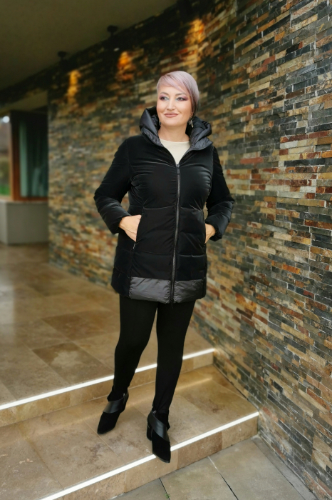 Geaca Fabiana neagra Virginia Blu [4]