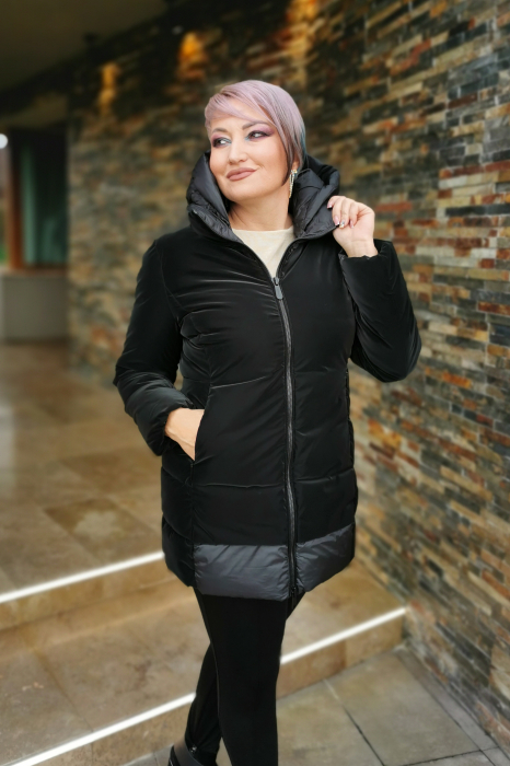 Geaca Fabiana neagra Virginia Blu [8]