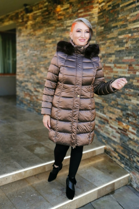 Geaca Franca cafea Virginia Blu [7]