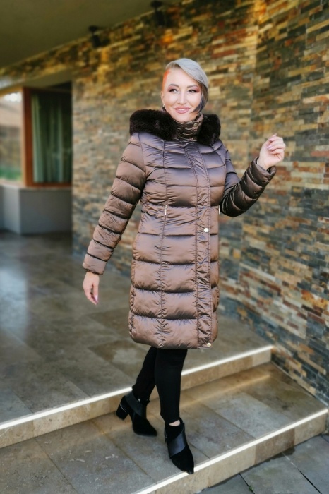 Geaca Franca cafea Virginia Blu [5]